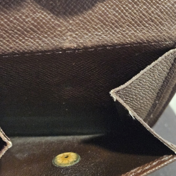 Authentic Louis Vuitton Damier Ebene Marco Bifold Leather Wallet - Picture 11 of 11